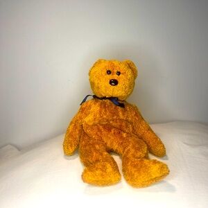 New Vintage Ty Original Beanie Baby Brown Fuzz Mint 1998 1999 printing Error